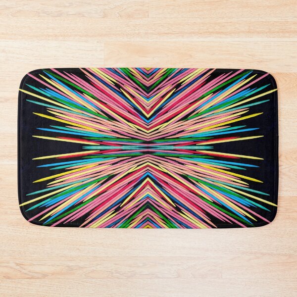 Item preview, Toothpick Fusion Abstract Pattern Landscape designed and sold by nancyjcreates.