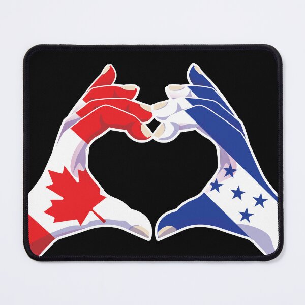 Item preview, Honduras Honduran Canadian Canada Love Heart Peace designed and sold by FlagX.