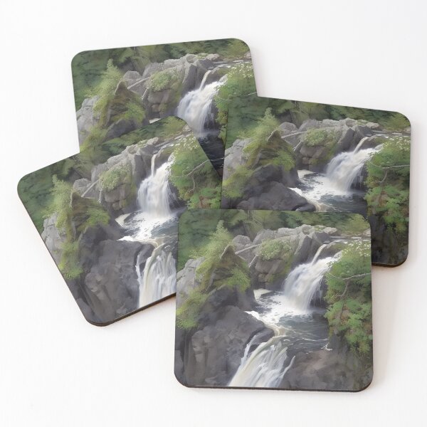 Item preview, Gabbro Falls on Michigan's Black River designed and sold by TheCurators.
