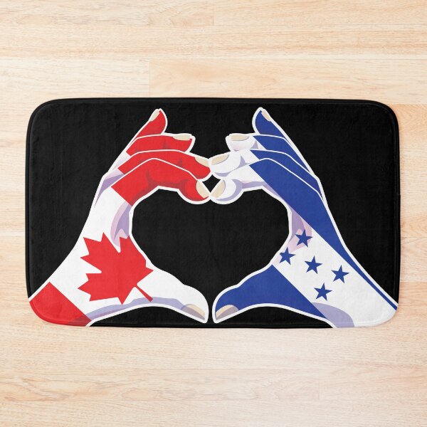Item preview, Honduras Honduran Canadian Canada Love Heart Peace designed and sold by FlagX.