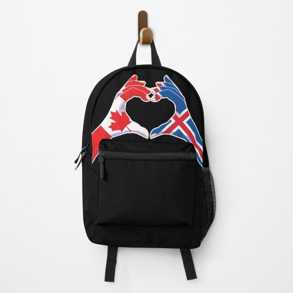 Item preview, Iceland Icelandic Canada Canadian Love Heart Peace designed and sold by FlagX.