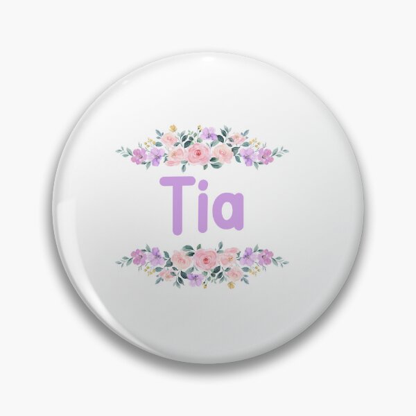 Item preview, Purple Flower Tia Name Label designed and sold by NormadWorld.