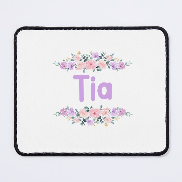 Item preview, Purple Flower Tia Name Label designed and sold by NormadWorld.