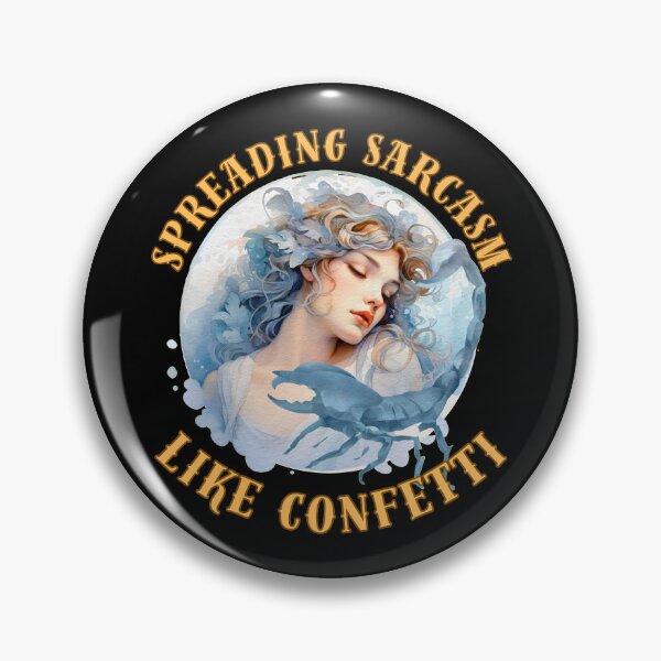Item preview, Spreading Sarcasm Like Confetti. scorpio sign designed and sold by ZodiacWonders.