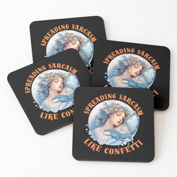 Item preview, Spreading Sarcasm Like Confetti. scorpio sayings designed and sold by ZodiacWonders.