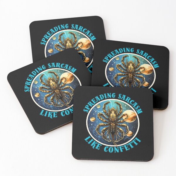 Item preview, Spreading Sarcasm Like Confetti. scorpio traits, designed and sold by ZodiacWonders.