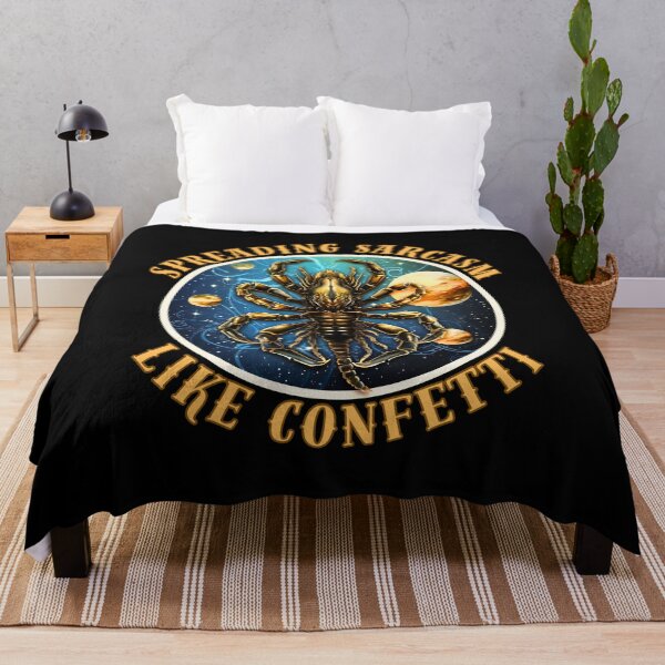 Item preview, Spreading Sarcasm Like Confetti. scorpio season designed and sold by ZodiacWonders.