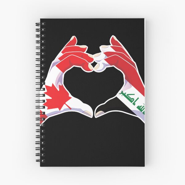 Item preview, Iraqi Iraq Canadian Canada Love Heart Peace designed and sold by FlagX.