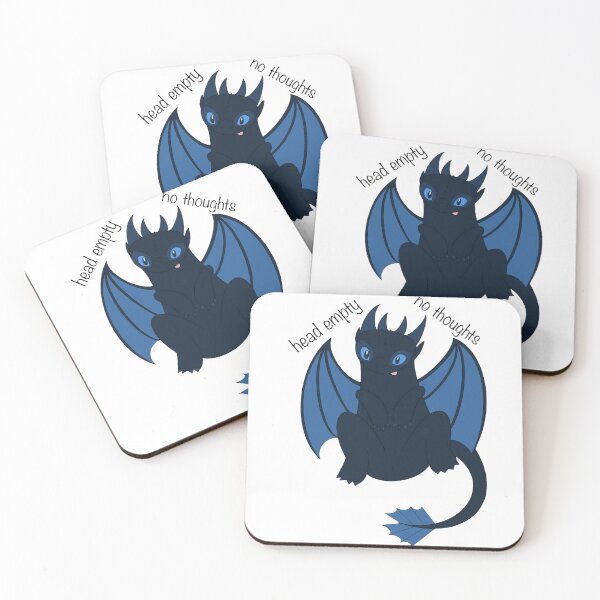 Item preview, Head empty, no thoughts httyd toothless inspired dragon designed and sold by rileymosschaos.