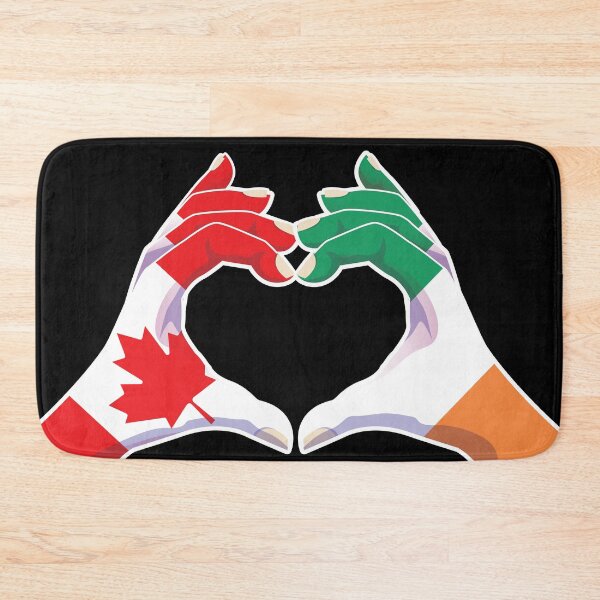 Item preview, Ireland Irish Canadian Canada Love Heart Peace designed and sold by FlagX.