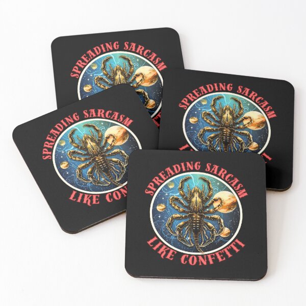 Item preview, Spreading Sarcasm Like Confetti. scorpio star sign designed and sold by ZodiacWonders.