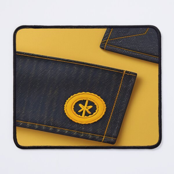 Item preview, New jeans; yellow embroidered jeans 1 designed and sold by Kader101.