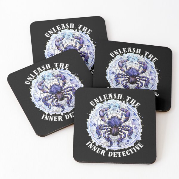 Item preview, Unleash The Inner Detective. scorpio quote designed and sold by ZodiacWonders.