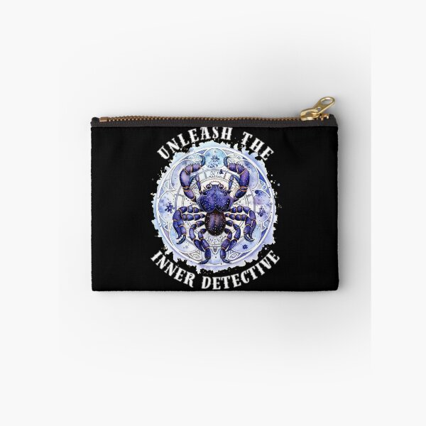 Item preview, Unleash The Inner Detective. scorpio quote designed and sold by ZodiacWonders.