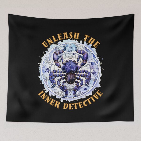 Item preview, Unleash The Inner Detective. scorpio season designed and sold by ZodiacWonders.