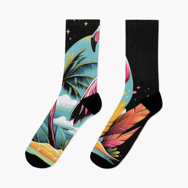 Item preview, Flamingo Island generative ai and Illustration designed and sold by Casanova7000.