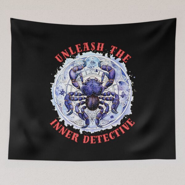 Item preview, Unleash The Inner Detective. scorpio star sign designed and sold by ZodiacWonders.