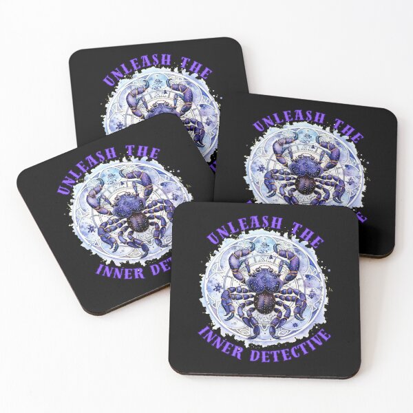 Item preview, Libera al detective interior. símbolo de escorpio designed and sold by ZodiacWonders.