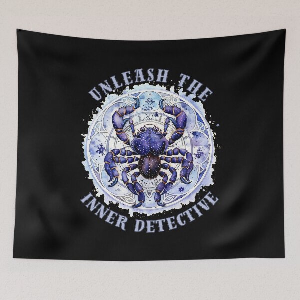 Item preview, Unleash The Inner Detective. scorpio funny designed and sold by ZodiacWonders.