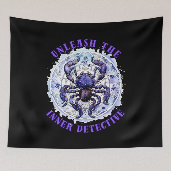 Item preview, Unleash The Inner Detective. scorpio symbol designed and sold by ZodiacWonders.