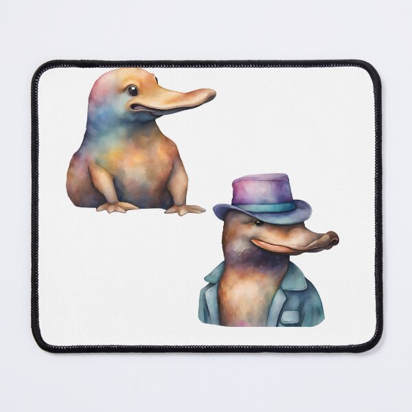 Item preview, Watercolor Platypus Duo designed and sold by Fashon1.