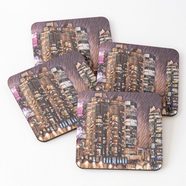 Item preview, Skyscrapers at Night designed and sold by Image-Prints.