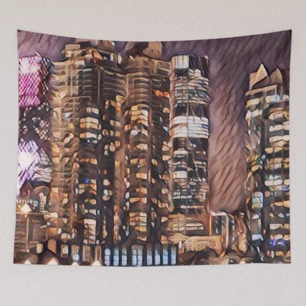Item preview, Skyscrapers at Night designed and sold by Image-Prints.