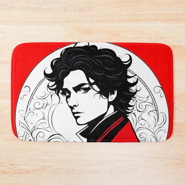 Item preview, The Young Gentleman - Round Minimal Illustration designed and sold by AD-Digital-Art.