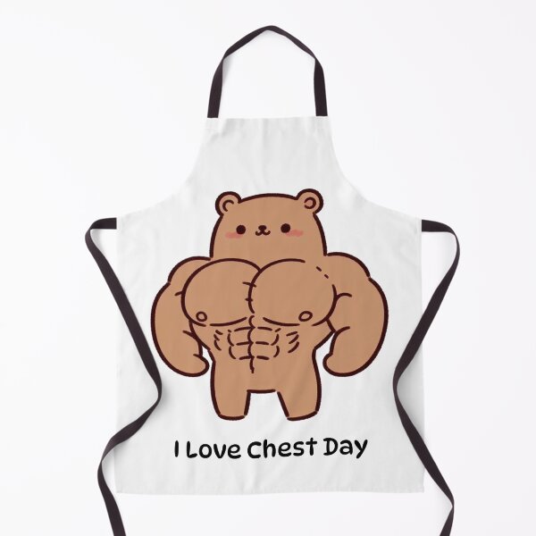 Item preview, I Love Chest Day Bear Version designed and sold by LemuellTrends.
