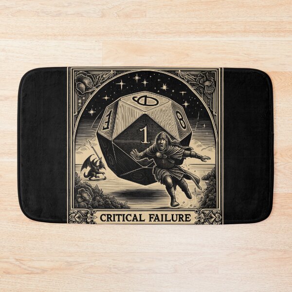 Item preview, Oops - Critical Failure designed and sold by MysticVault.