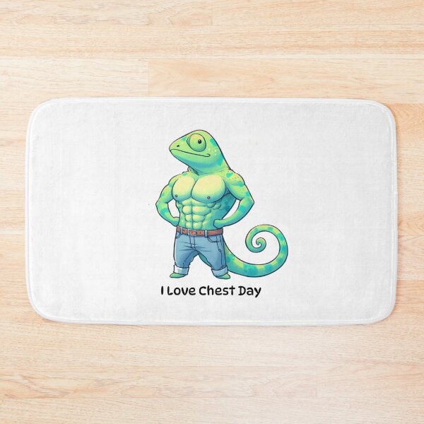 Item preview, I Love Chest Day Chameleon Version designed and sold by LemuellTrends.