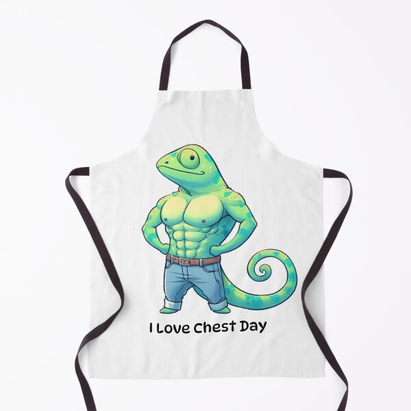 Item preview, I Love Chest Day Chameleon Version designed and sold by LemuellTrends.