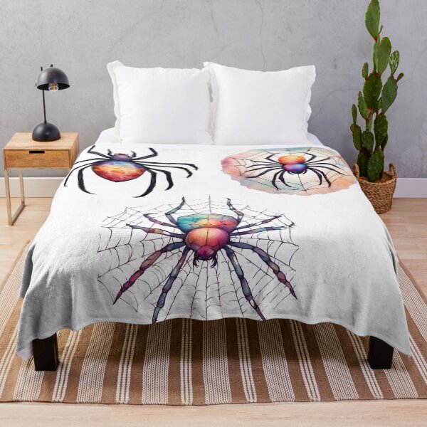 Item preview, Watercolor Spider Trio designed and sold by Fashon1.