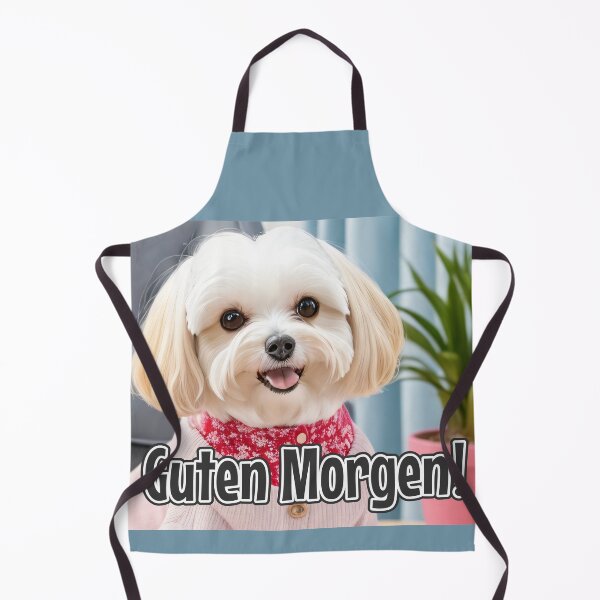 Item preview, KI-generierter Hund 02 "Guten Morgen" designed and sold by Cliff-Qi.