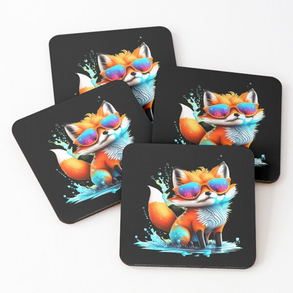 Item preview, Fox Wearing Sunglasses designed and sold by FoxVibes.