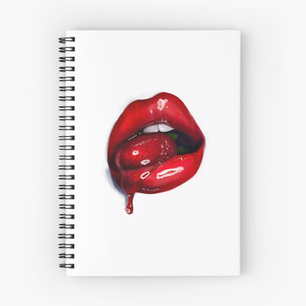Item preview, strawberry lips designed and sold by luvnadiak.