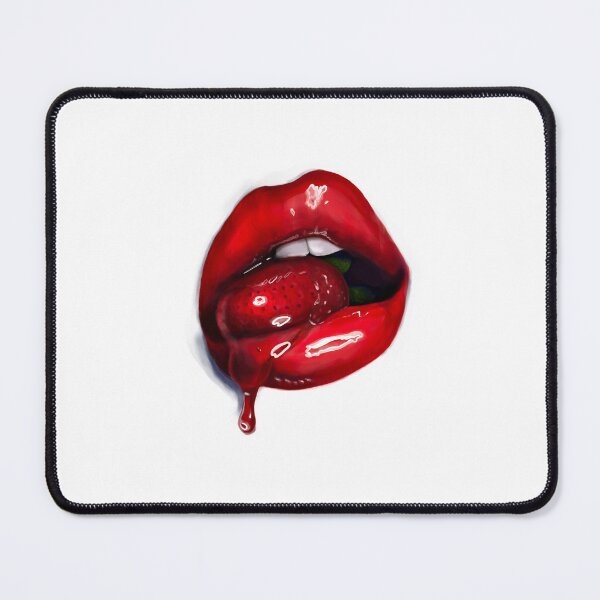 Item preview, strawberry lips designed and sold by luvnadiak.