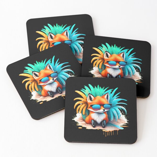 Item preview, Fox Wearing Sunglasses designed and sold by FoxVibes.