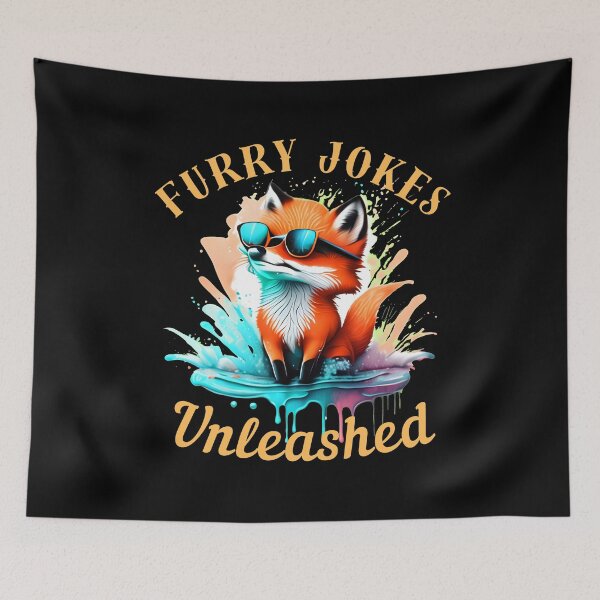Item preview, Furry Jokes Unleashed. fox saying designed and sold by FoxVibes.