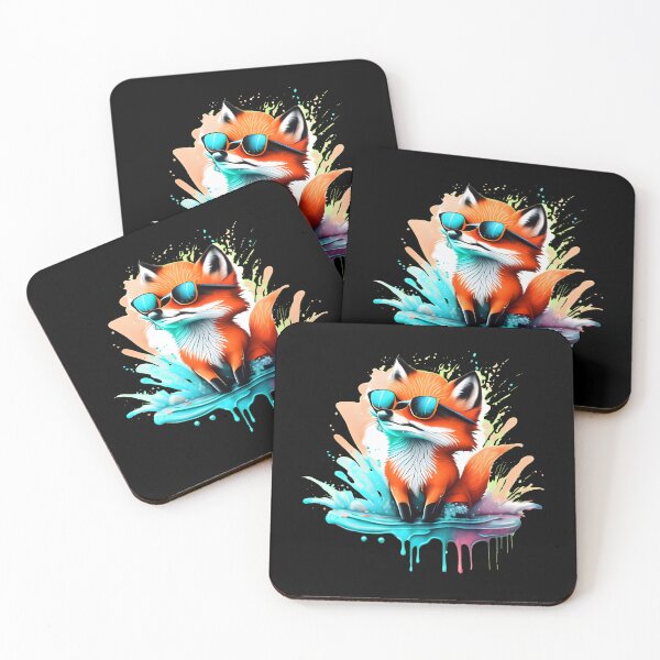 Item preview, Fox Wearing Sunglasses designed and sold by FoxVibes.