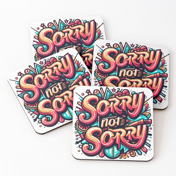 Item preview, Sorry not sorry, typography designed and sold by maxmaj.