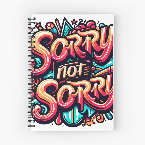 Item preview, Sorry not sorry, typography designed and sold by maxmaj.