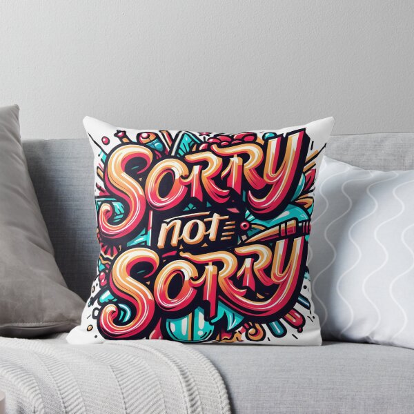 Item preview, Sorry not sorry, typography designed and sold by maxmaj.