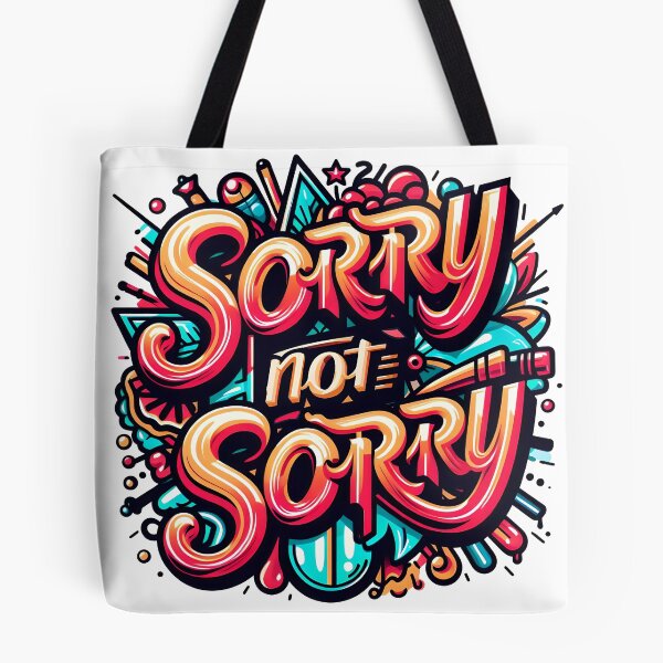 Item preview, Sorry not sorry, typography designed and sold by maxmaj.