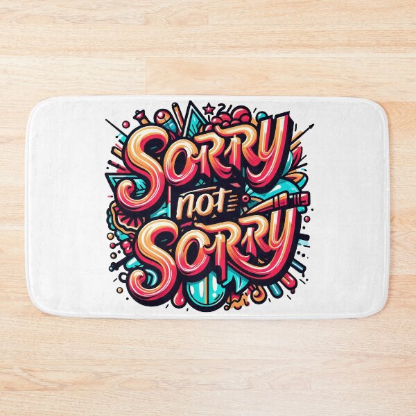 Item preview, Sorry not sorry, typography designed and sold by maxmaj.