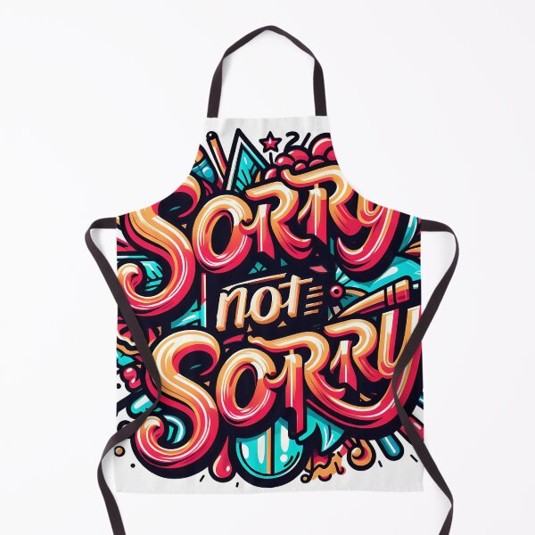 Item preview, Sorry not sorry, typography designed and sold by maxmaj.