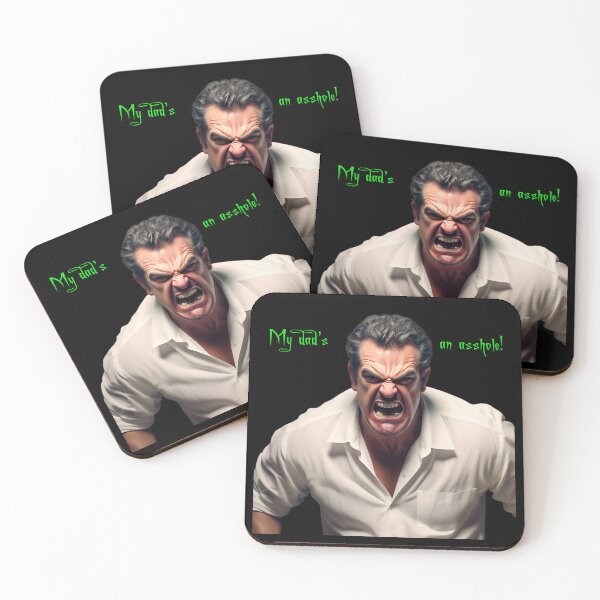 Item preview, My dad's an asshole! designed and sold by FatCatStudios.