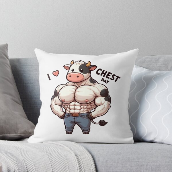Item preview, I Love Chest Day Cow Version designed and sold by LemuellTrends.