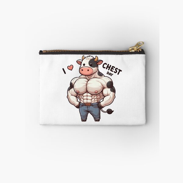 Item preview, I Love Chest Day Cow Version designed and sold by LemuellTrends.