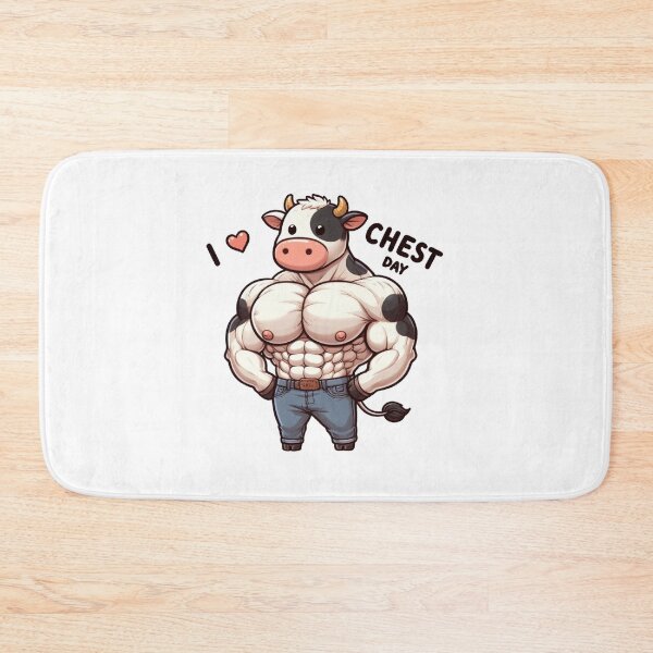 Item preview, I Love Chest Day Cow Version designed and sold by LemuellTrends.